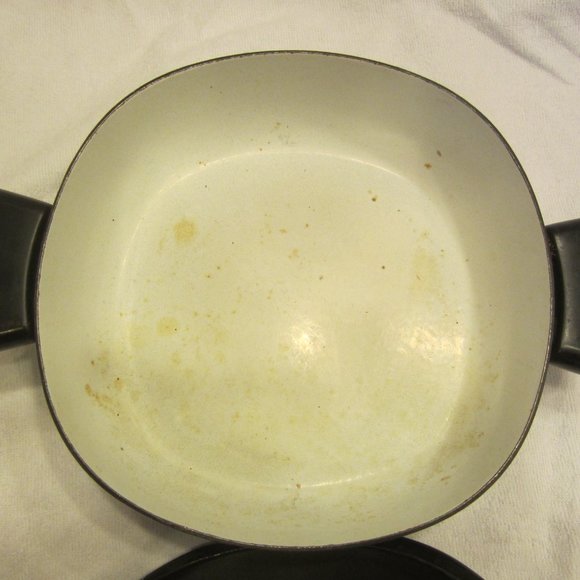 RARE VTG 50'S SERENDIPITY ENAMELWARE DUTCH OVEN W/LID - Picture 8 of 10